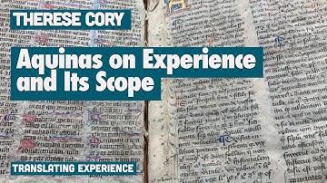 Aquinas on Experience and Its Scope (Therese Cory)