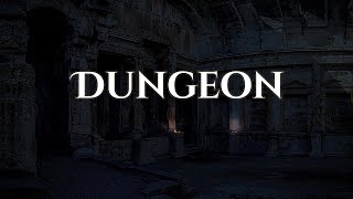 DUNGEON Ambience with music - mysterious sounds that eco in a dark dungeon + ambient music