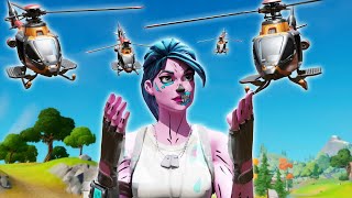 I STREAM SNIPED a Fortnite FASHION SHOW with a ARMY OF HELICOPTERS and THIS HAPPENED... (so insane)