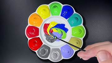 How to Create 13 Magical Colors from RAINBOW || Color Master