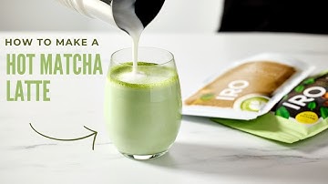 How to make a hot Matcha Latte