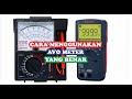 TUTORIAL CARA MENGGUNAKAN AVO METER | MULTI METER | MULTI TESTER