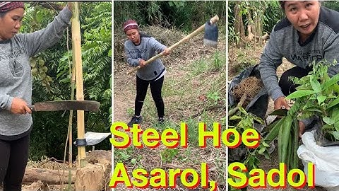How to make a steel Hoe handle using Bamboo @vblasico31