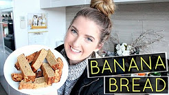 HEALTHY BANANA BREAD | No Refined Sugars, Butter Or Oil!