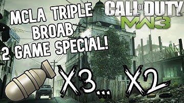 MW3 - MCLA BROAB on Every Map #2: Bakaara (Triple BROAB) | 2 Game Special!