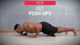 Kick Out Push-ups