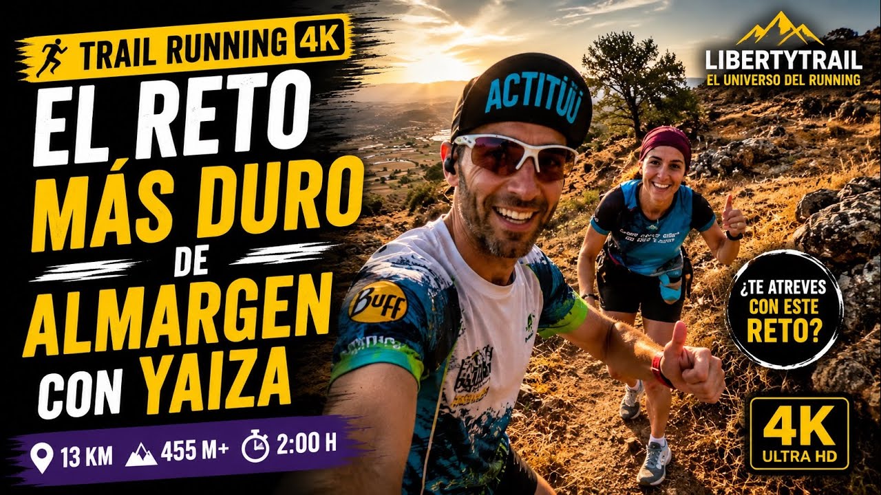 Running 4K Trail de Almargen |13km +455m con Yaiza | 2:00 horas.# ...