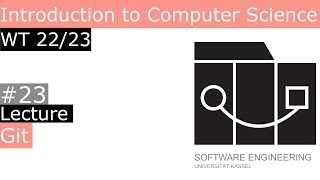 WT22/23 Introduction to Computer Science Lecture 23 Git