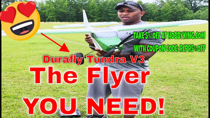 This RC Plane Goes Vertical & Lights Up the Sky! Durafly Tundra V3