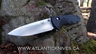 Benchmade Barrage Knife Review - Model# BM580
