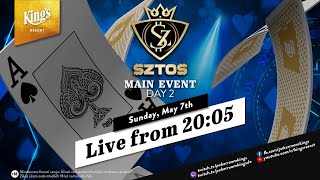 ♦️♠️Day 2 of €230 $ZTO$ Poker Festival Main Event live from King's Resort 👑