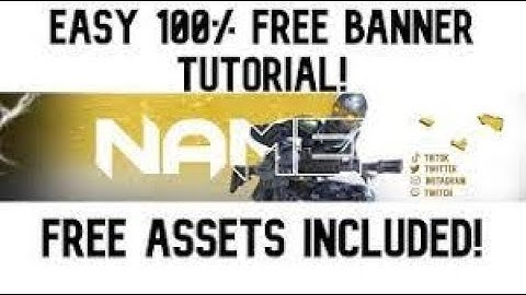 How To Make An EASY FREE Fortnite Youtube Banner Without Photoshop! (Pixlr Tutorial)