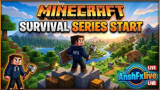 🛠️ My Biggest Survival Project Yet! | Minecraft Gameplay | @AnshFxlive #minecraft #shortlivestream