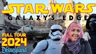 FULL TOUR of Star Wars Galaxy's Edge (2024)! We did EVERYTHING!