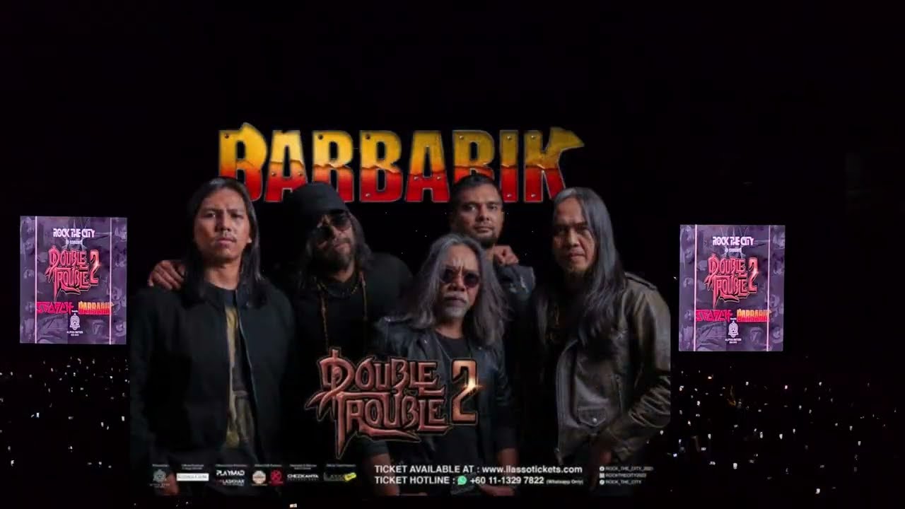 Konsert Double Trouble 2 -  Barbarik 4k 5.8.2023
