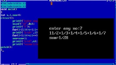 program to display sum of series  (c-programming)