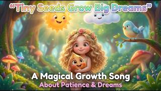 Tiny Seeds Grow Big Dreams - From Little Seed to Big Tree - Kids Learning Song