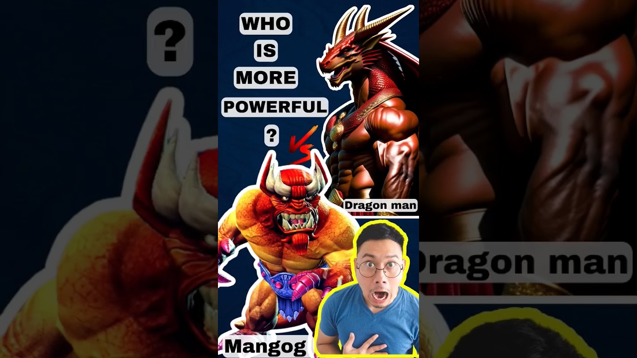 😱Clash of Colossal Titans😈 - Dragon Man Vs Mangog Shorts | 