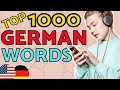 Top 1000 german words you need to know  learn german and speak german like a native  german