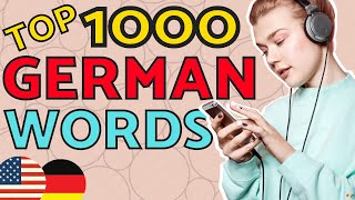 Top 1000 GERMAN WORDS You Need to Know 😇 Learn German and Speak German Like a Native 👍 German