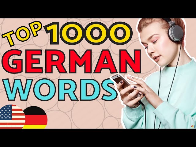 Top 1000 GERMAN WORDS You Need to Know 😇 Learn German and Speak German Like a Native 👍 German class=