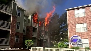 RAW VIDEO: See and hear explosions at Denver Tech Center apt fire