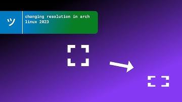 [omagad bro...] how to change screen resolution in arch linux 2022 (reupload from my second channel)