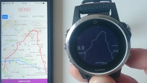 Create and send routes from iPhone to r.485 apps (iOS - Garmin)