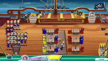 Diner Dash (Expansion): Flo Through Time - Level #38 - Buccaneer Bistro VIII