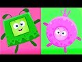 Op & Bob | LIGHT and HEAVY | Funny Cartoons for Kids