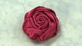 Diy Ribbon Rose, Tutorial, Diy, Rose Bud How To Make