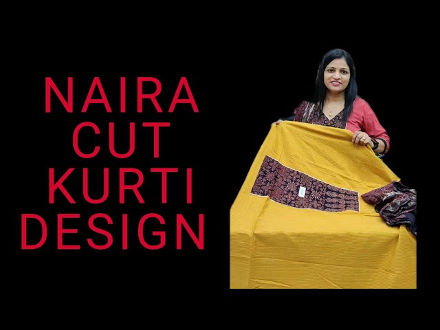 Woman Kurti, A-Line Kurta, Festival Type Kurta, Naira Kurti For Woman, New  Trading Design Naira Cut Kurta