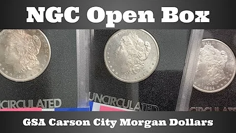 NGC Open Box - GSA Carson City Morgan Dollars