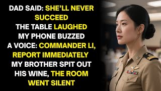At Dinner, My Father Called Me a Failure — Then the Pentagon Interrupted…