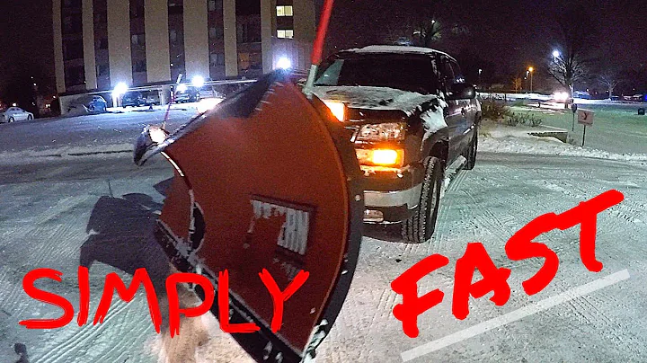 MOST EFFICIENT Way to Plow a Parking Lot