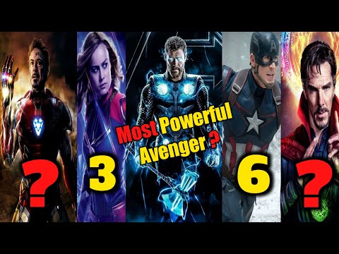 Top 10 Most Powerful Avengers in MCU | Why? | 2021 | STRONGEST AVENGER ? RANKING | HSPTECH & MORE