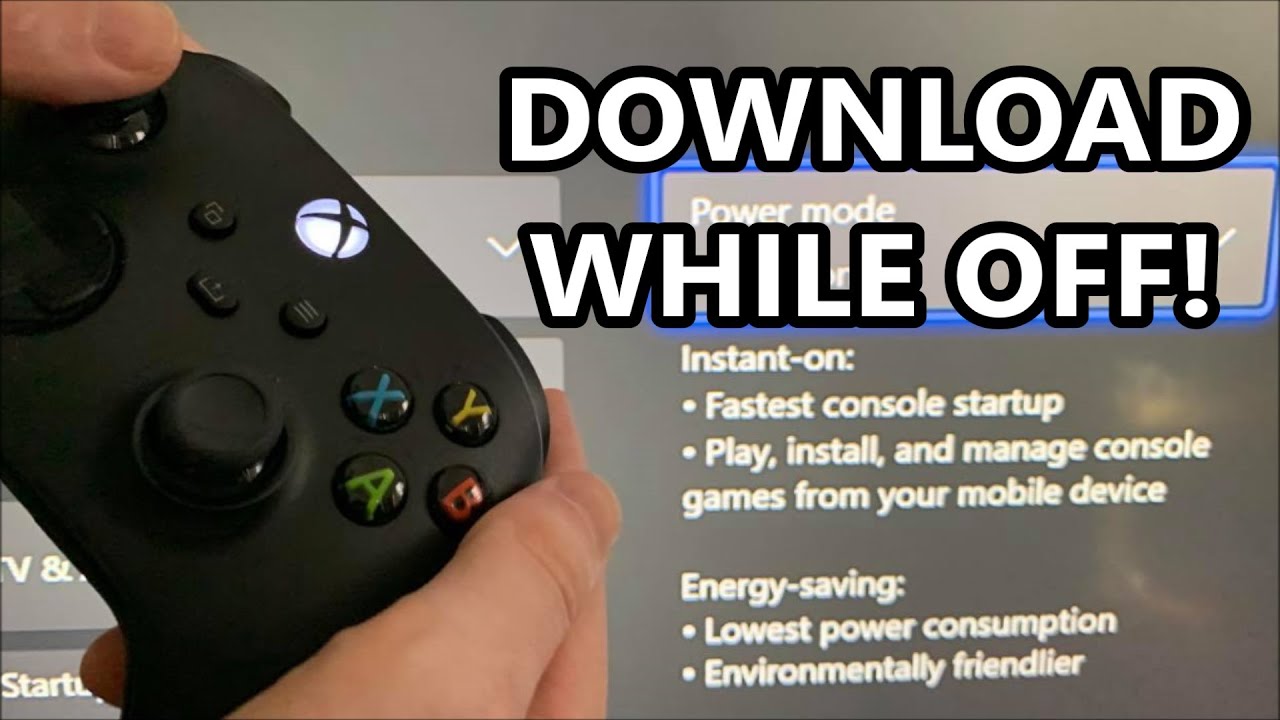 Xbox Series X / S How to Download Games When Xbox is OFF! 