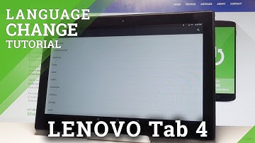 How to Change Language on LENOVO Tab 4 10 |HardReset.info
