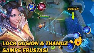 EUDORA MODE DENDAM‼️LOCK GUSION & THAMUZ😂SI PALING JAGO SAMPE KESAL‼️- MLBB