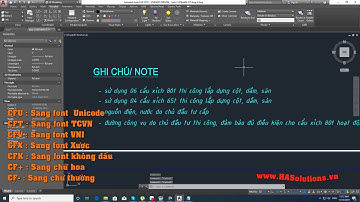 HA CAD Vlog   Lisp đổi Font CAD siêu nhanh ! 1