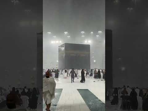 أمطار الحرم المكي الشريف #shortvideo #shorts