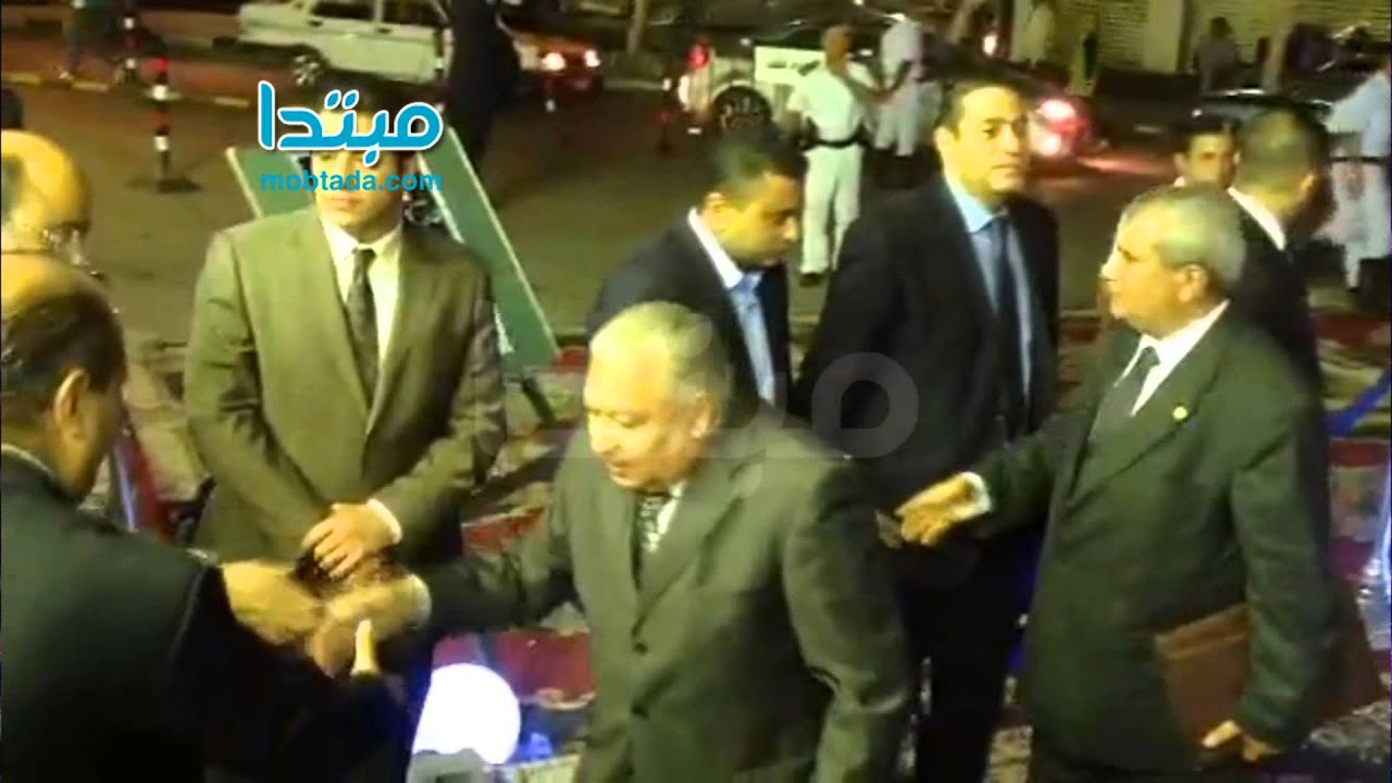 قيادات الأمن فى عزاء النائب العام