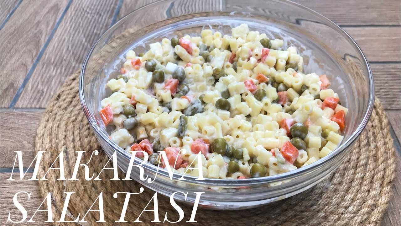 Garnitürlü Makarnalı Rus Salatası Nasıl Yapılır – Nefis Yemek Tarifleri ( Makarnalı Salata)