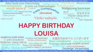 Louisa   Languages Idiomas - Happy Birthday