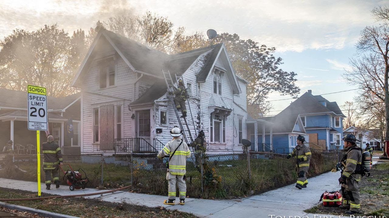 TFRD rescues person from burning home - YouTube