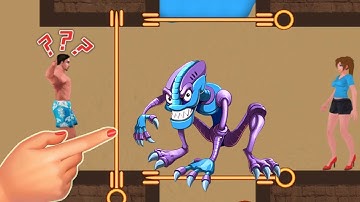 Help that guy game | rescue girl pin pull android mobile game | All levels