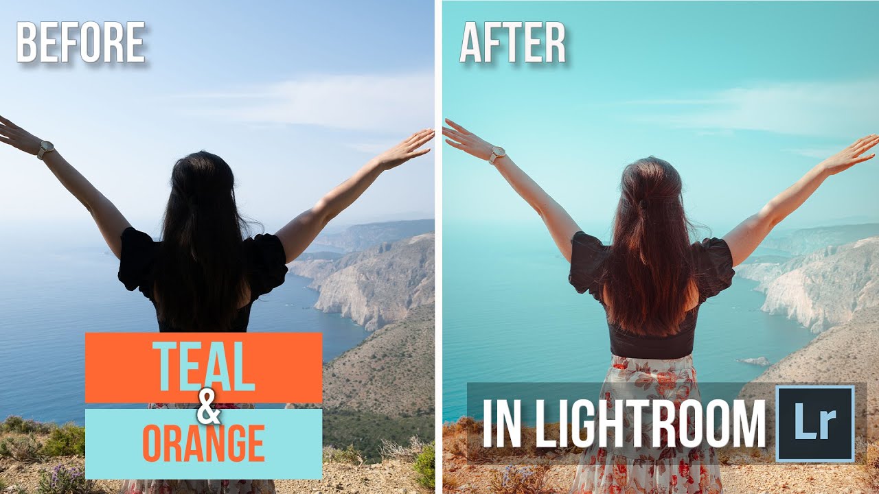 How To Get The Popular Teal & Orange Look In Lightroom 🍊 🌌 YouTube