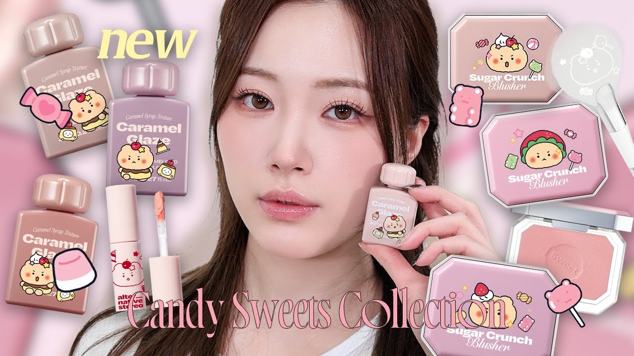 (ENG/JPN) 쉬머 블러셔 좋아하는 사람!!💕 글레이즈는 증정이 킥! 얼터에서 전 컬러를 기획세트 내버림...