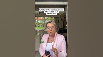 Wat zijn de gevolgen als ik niet naar de mediation ga? #mediation #scheiding #familierecht