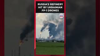 PUTIN'S OIL GIANT HIT? Ukraine Drones Ignite Massive Fire at Omsk Refinery | Times Now World